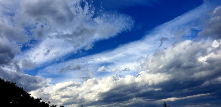 the sky