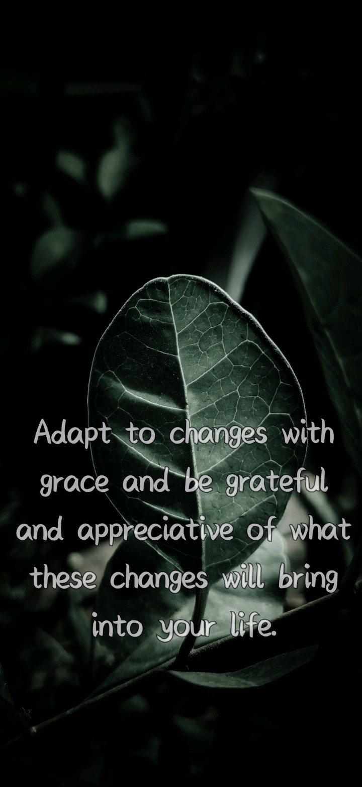 change and adapt