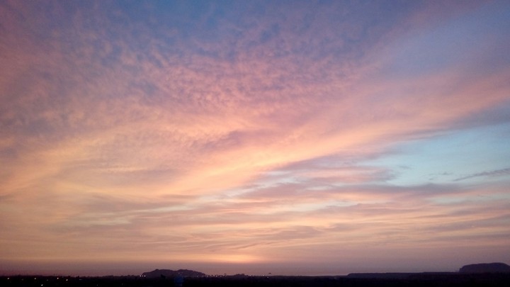 Atardecer.