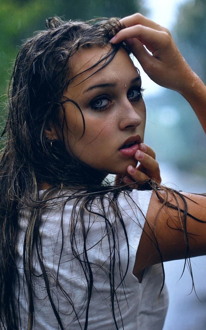 I'm wet.