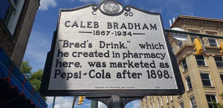 Pepsi-Cola created in North Carolina