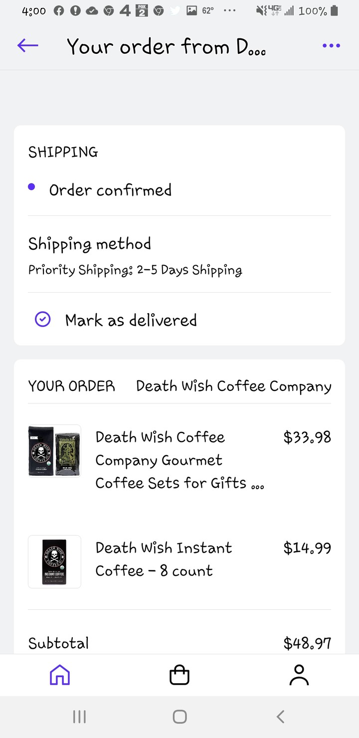 death wish coffee