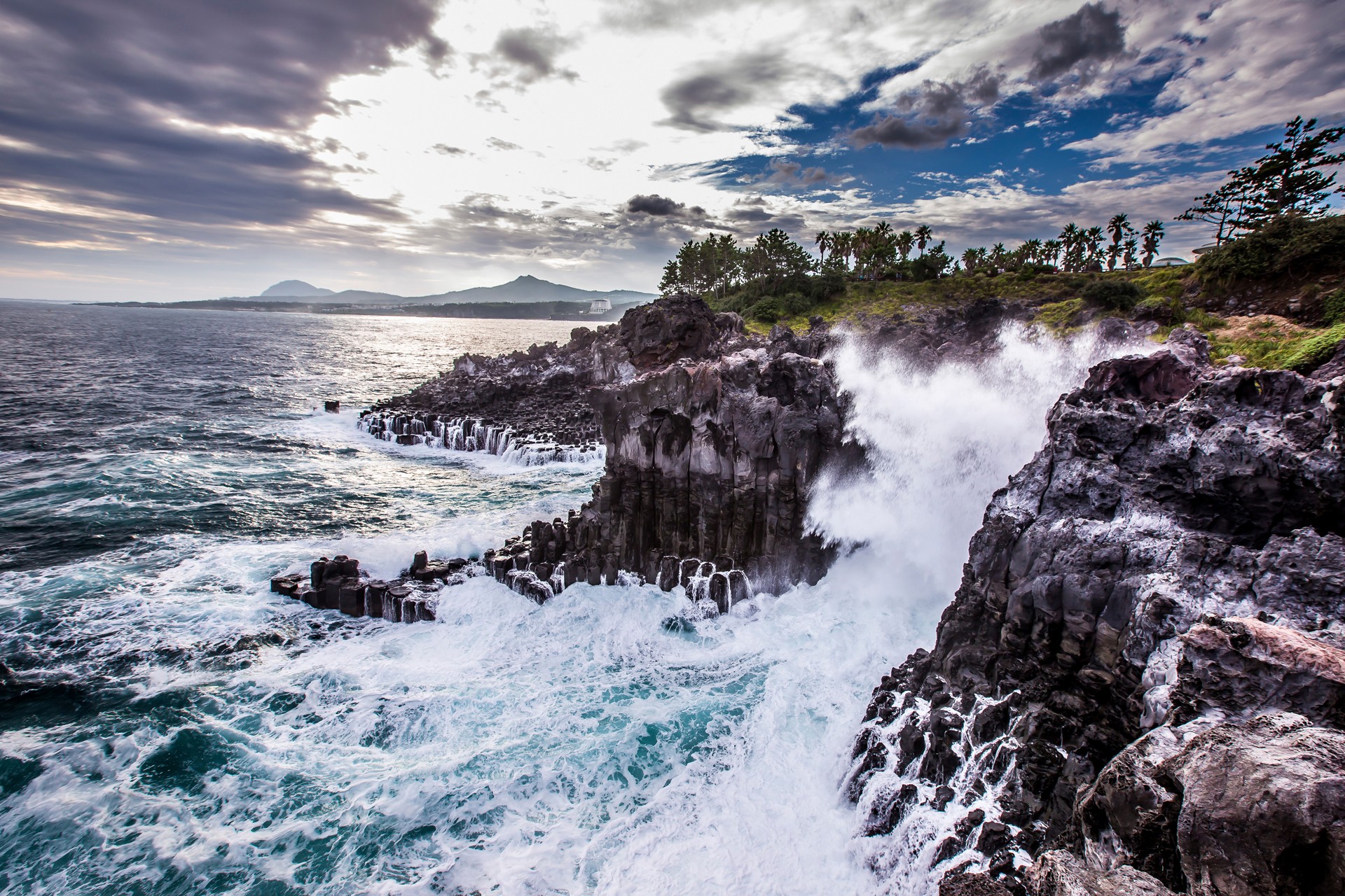 Cliff above the Blue Sea