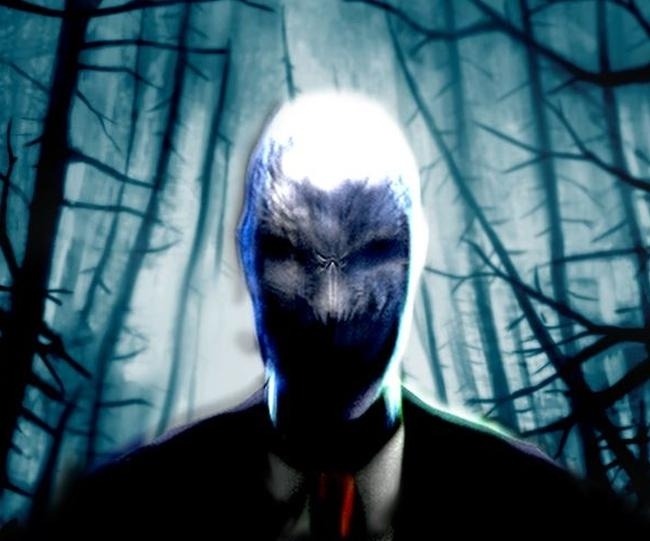 slenderman, monster, creepy