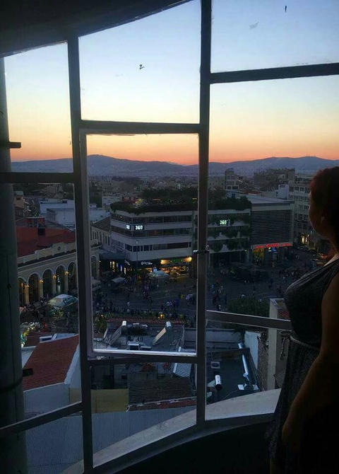 papéis de parede Building, evening