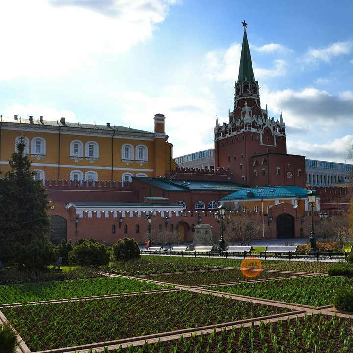 Красная площадь,Александровский сад, Москва