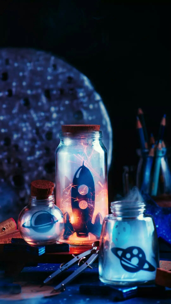 Space in jars