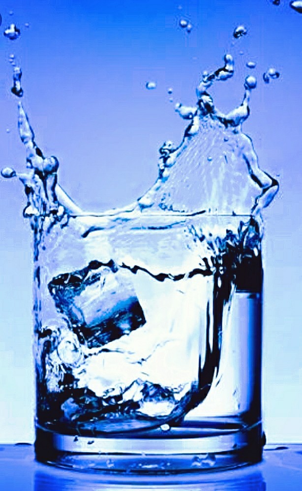 ice water glass color full wallpaper