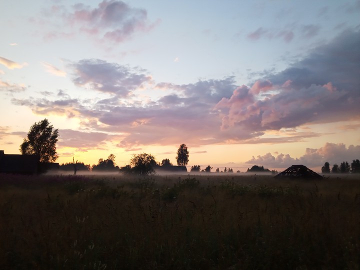 Русская глубинка на закате