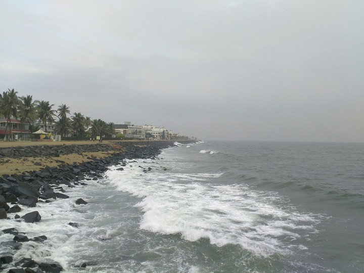 Pondicherry beach