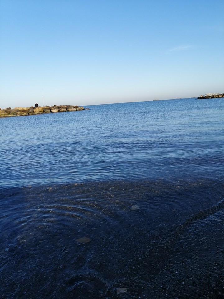 From the beach of Zeralda, Algeria