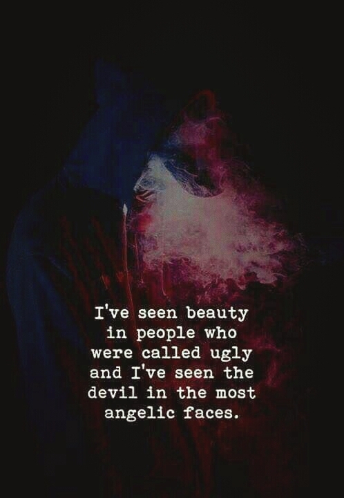 the devil behind the angelic faces