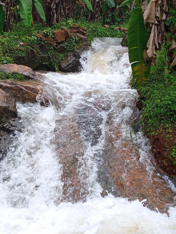 village waterfall...