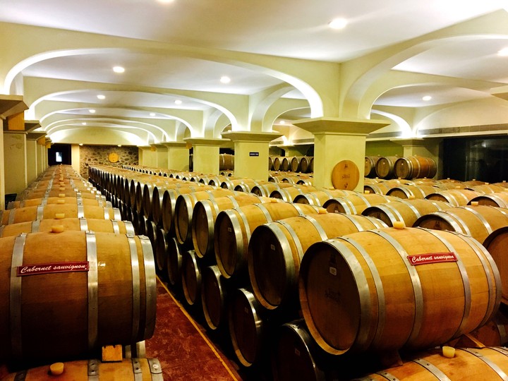 Wine barrels