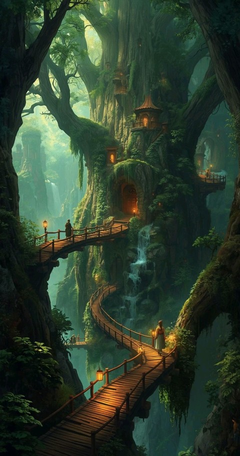 forest, jungle achtergronden