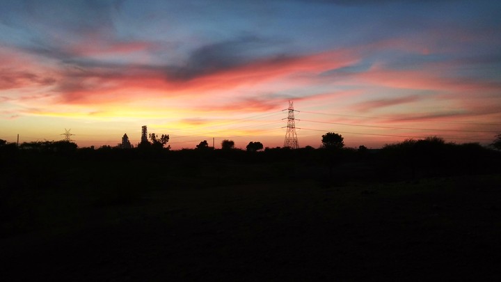 The shades of sky