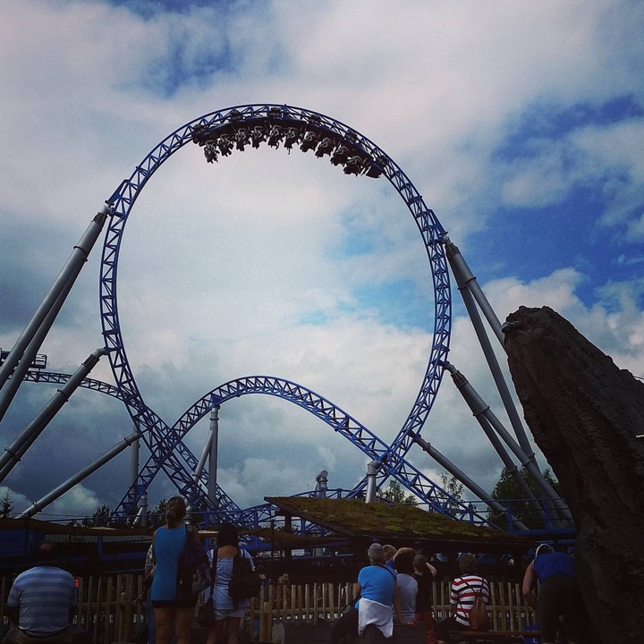 Bluefire in the Europapark