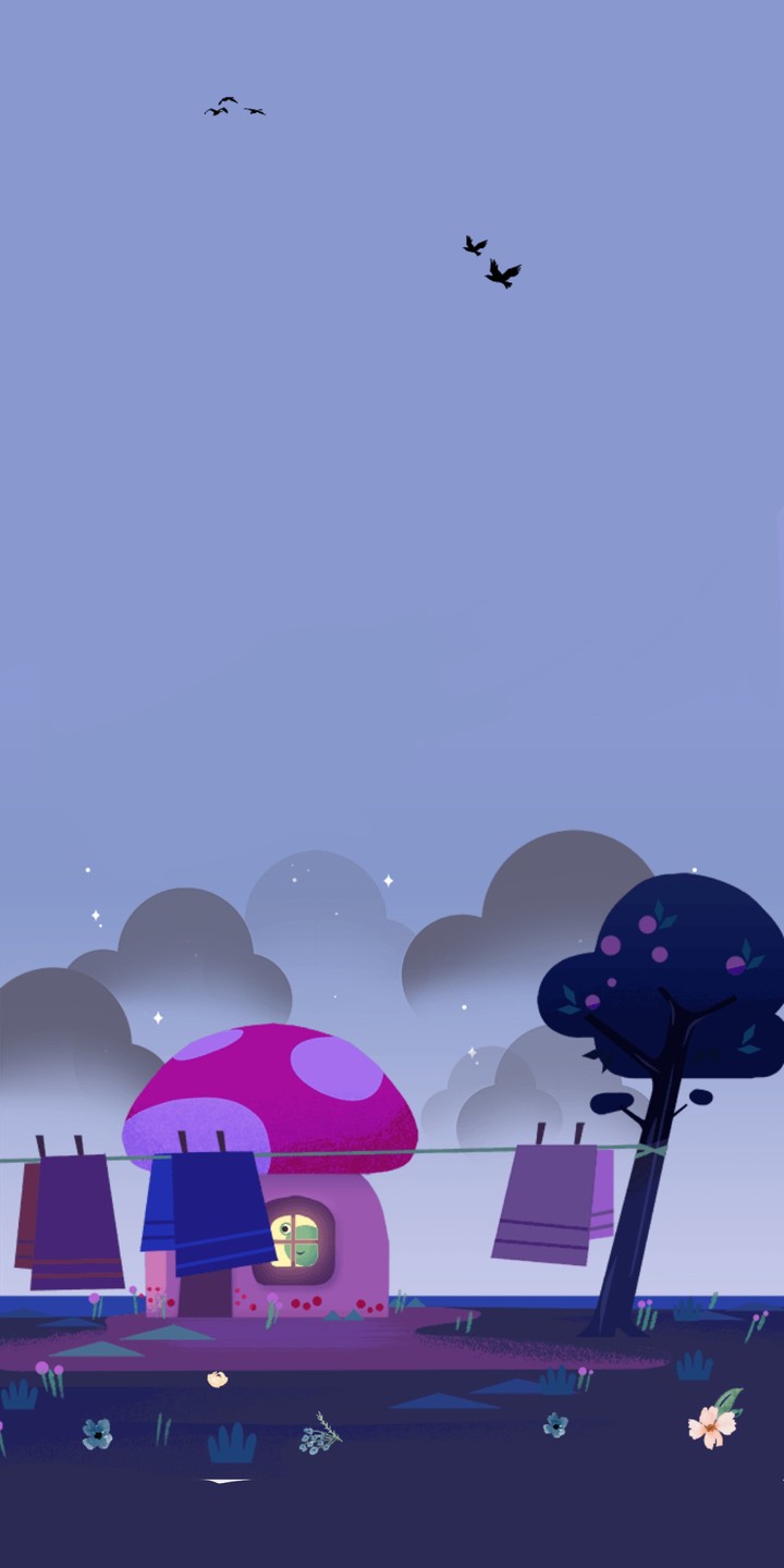 purple evening