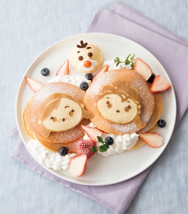decorated pancakes