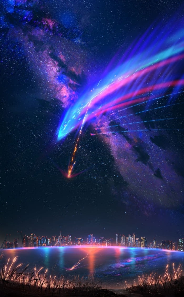 Kimi no na wa Meteor Scene