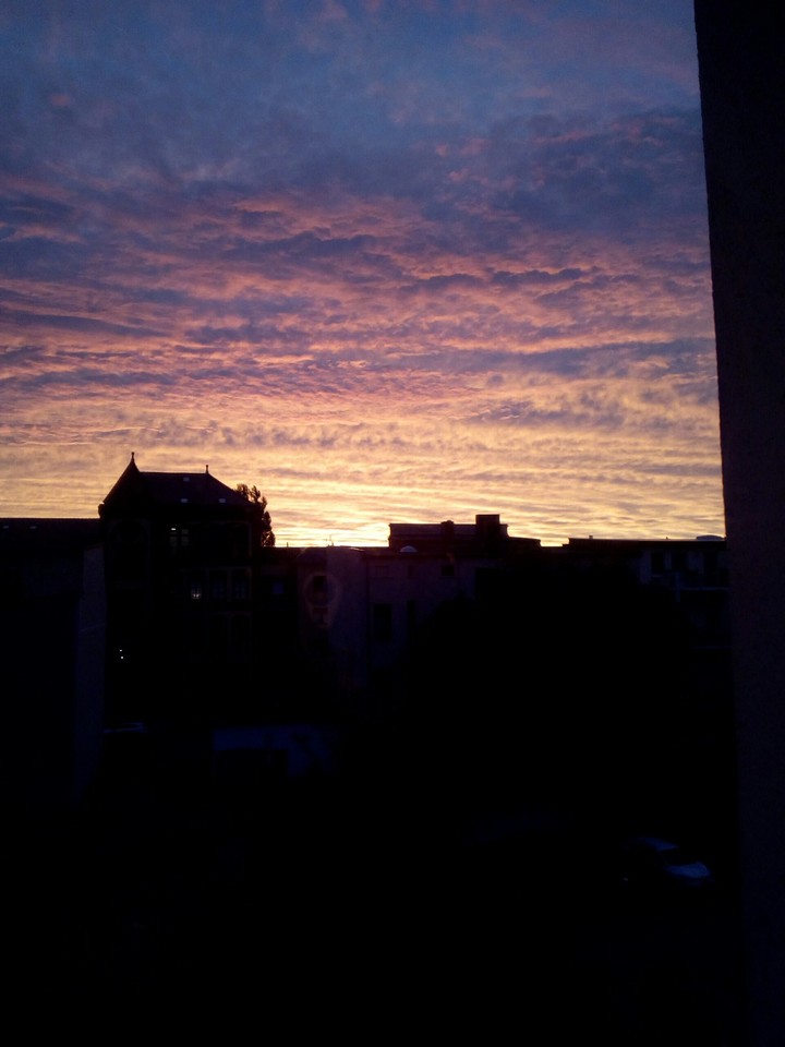 Sonnenaufgang am 02.10.2017 Magdeburg