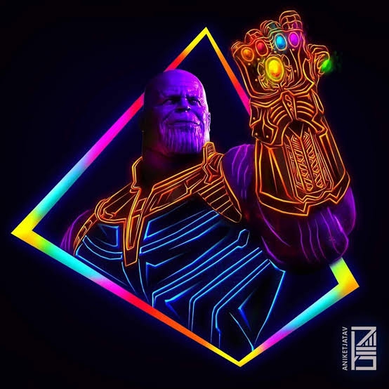 Thanos neon