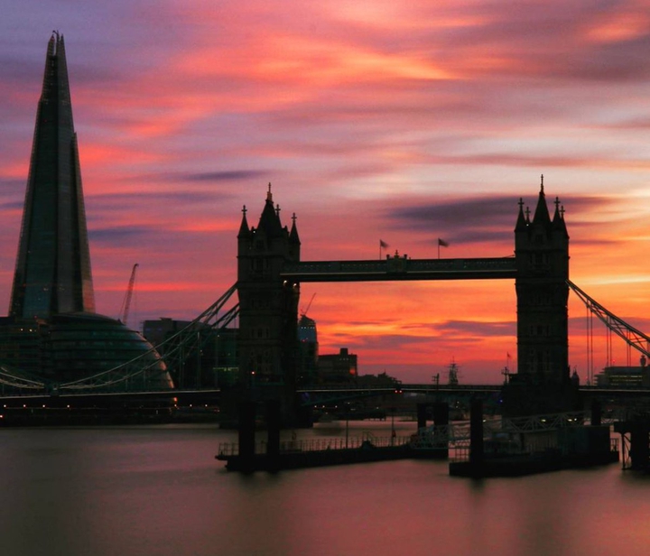 Sunset Over London