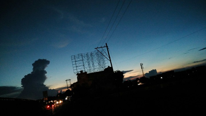 Cloud with sunset... Raipur cg