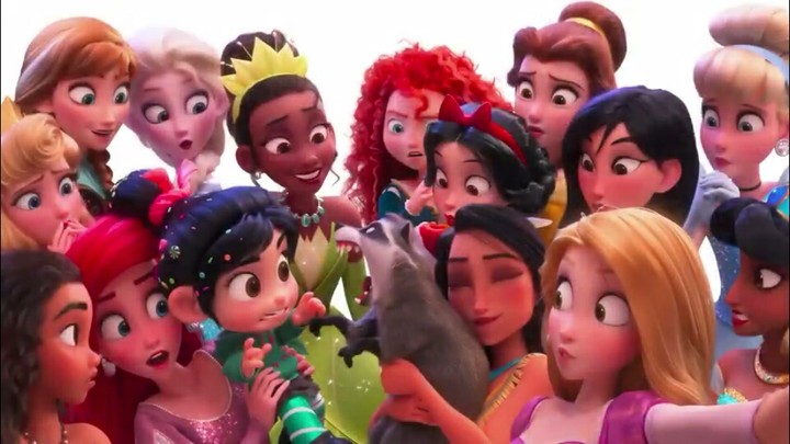 Vanellope and Princess Disney