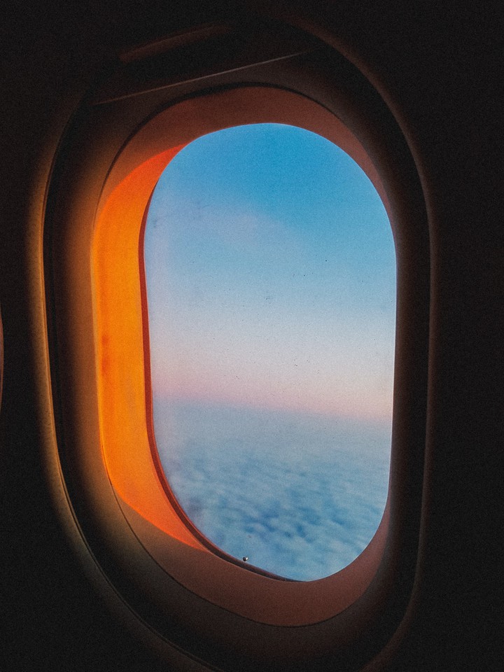 in the air