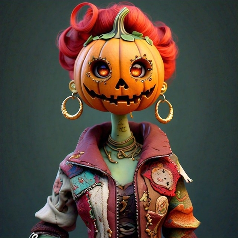 шпалери calabaza, doll