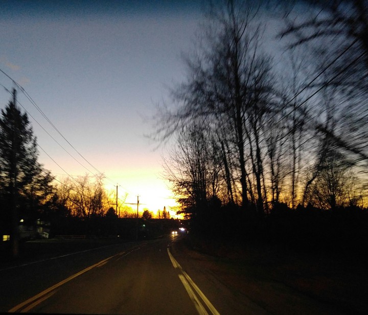 sky on fire