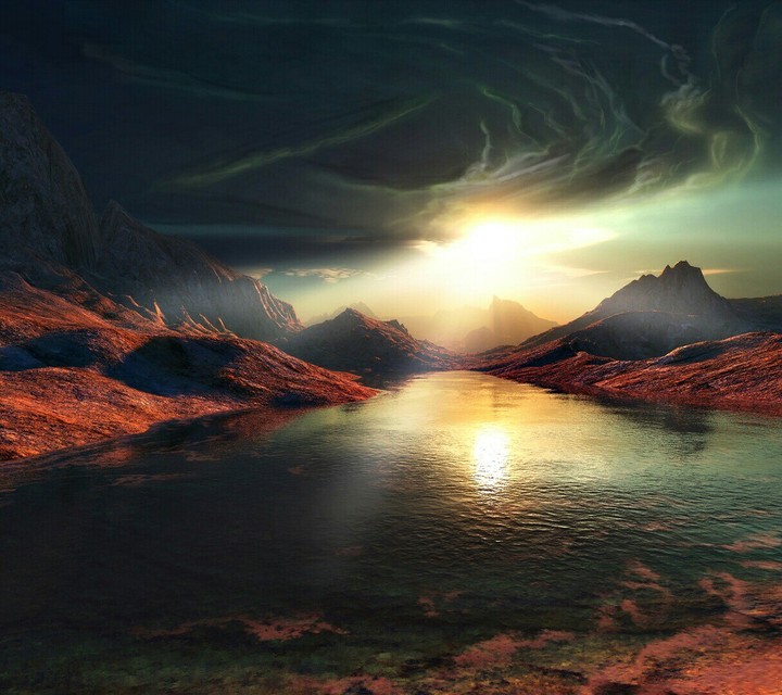 The sun