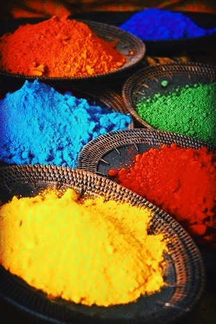 colourful holi