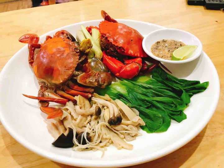 Cua hấp muối