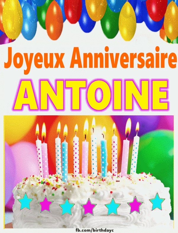 anniversaire Antoine