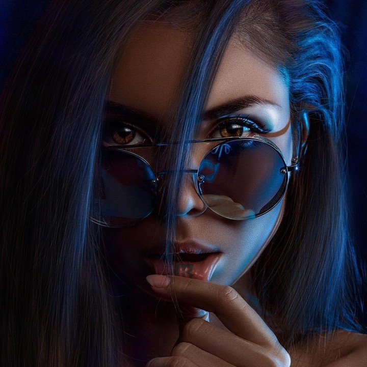 blue