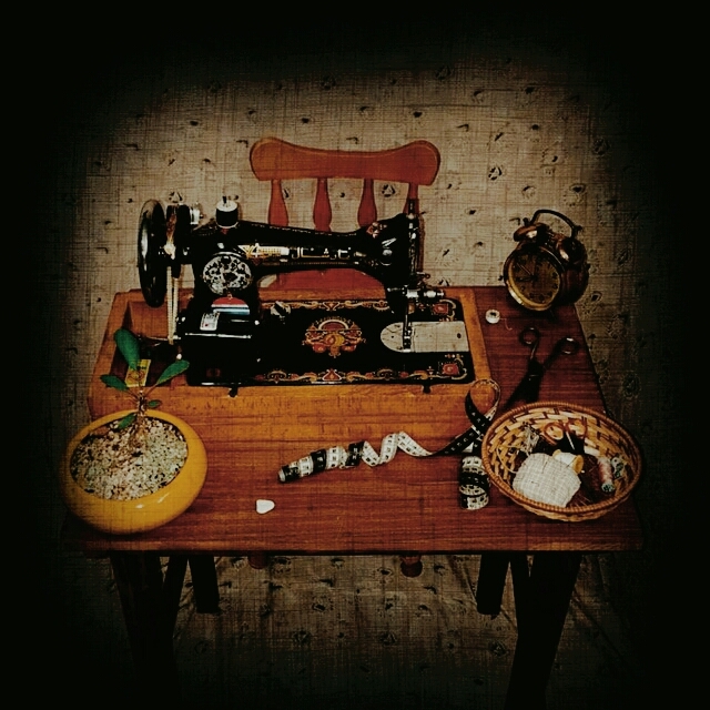 old sewing machine