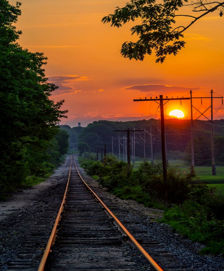 vía de tren