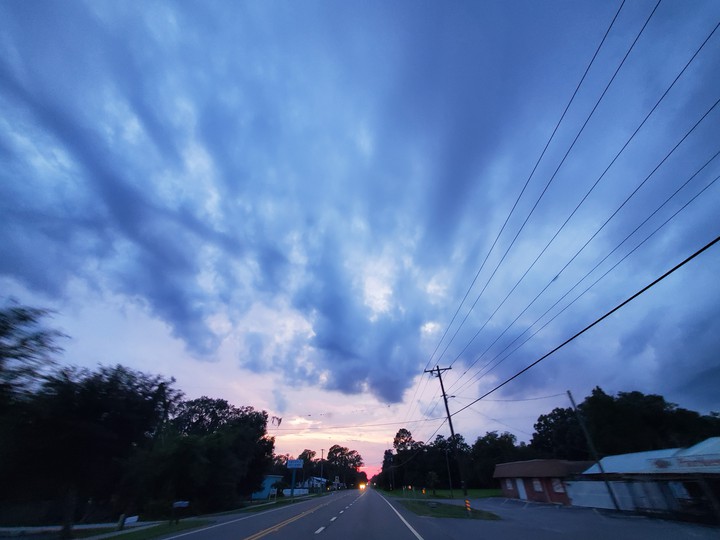 slight blur on edge, beautiful sunset