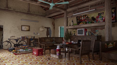 không gian tết xưa