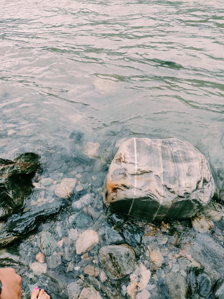 river stones