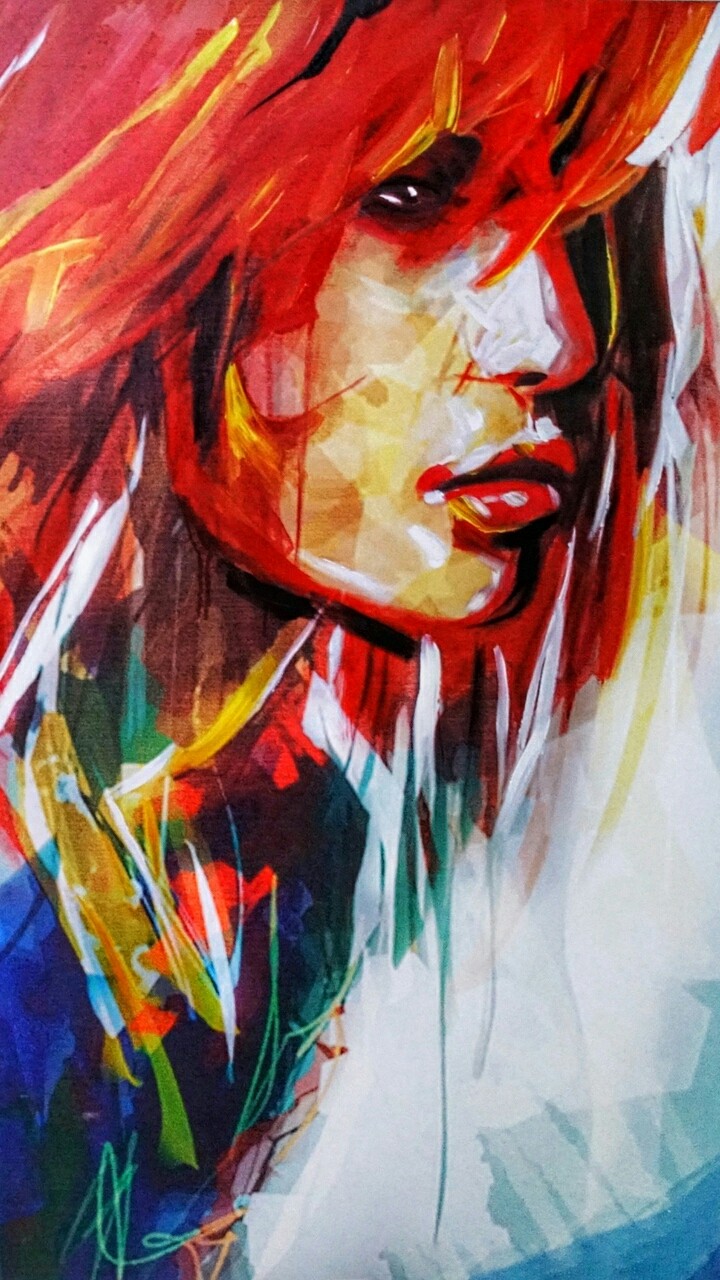 girl painting