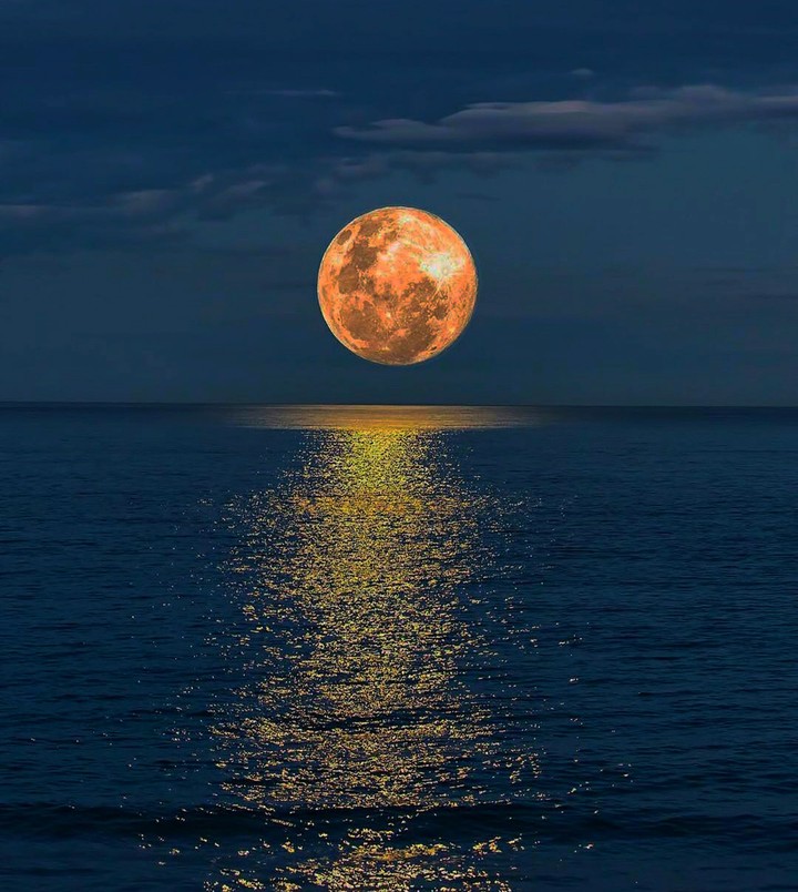 Good Night, Moon, SunSet, Beach