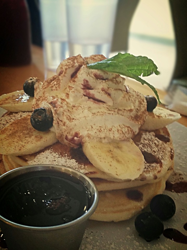 blueberry lavender pancakes