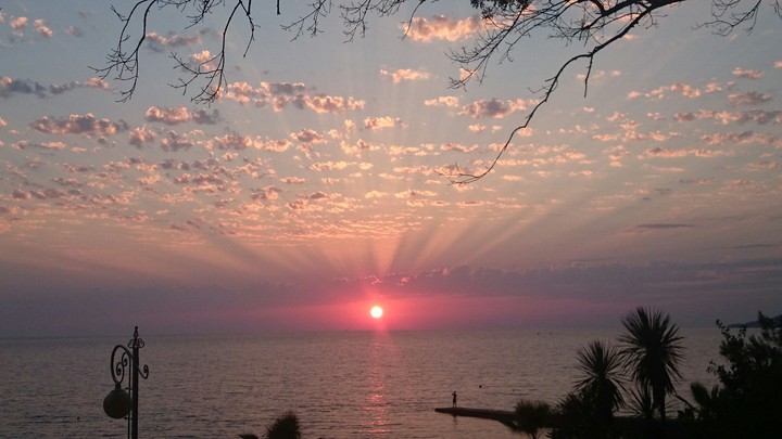 The sunset