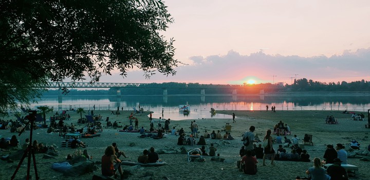 Sziget festival sunset
