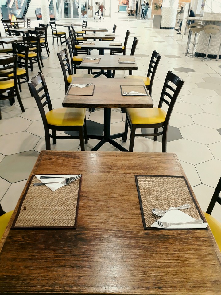 All the tables in a row