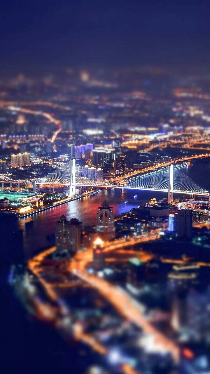 City in lights