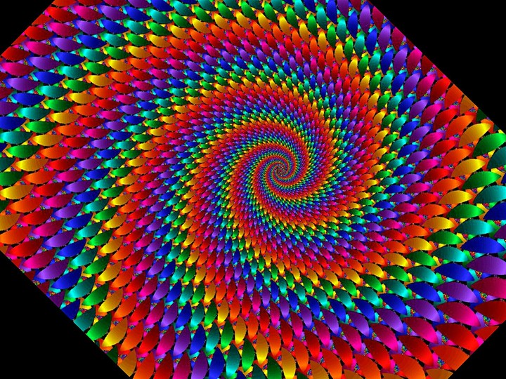 knallbunte Spirale